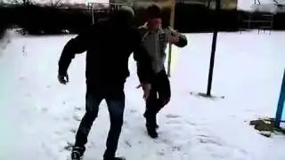 Зимня лезгинка от молодняка