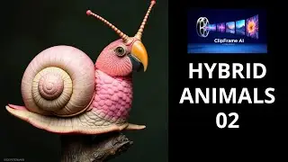 HYBRID ANIMALS 02: Las Criaturas IA M&aacute;s Impresionantes del Modifier Monday #ClipFrameAI #AIArt