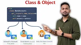 Python OOP Tutorial | Create Multiple Bank Accounts Using One Class | Real Interview Problem #coding