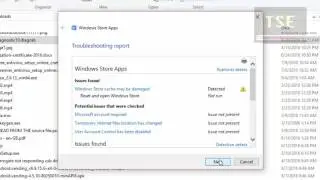 Windows Store cache may be damaged (Troubleshoot Windows Store Apps Windows 10)