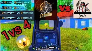 YASIR GAMING VS NOOBOSS GAMING | 1 VS 4 | PUBG MOBILE | BD STREAMER |