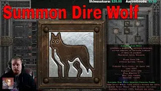 D2R Skills & Abilities - Summon Dire Wolf (Druid Summoning Tree)