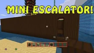 Bee shows HOW TO make a Mini Escalator! - Minecraft - PS4