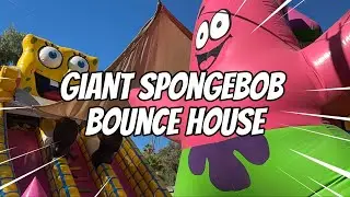 Giant Spongebob Bounce House!