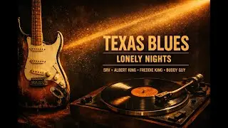 Texas Rock Blues: Lonely Nights | 1 Hour of Dark Blues Ballads & Rock Blues Guitar