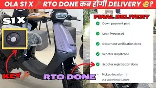 OLA S1 X 🔑 RTO DONE कब होगी Delivery ? | Ola S1 x Finally In Showroom | ola s1x 4kwh review 🥳