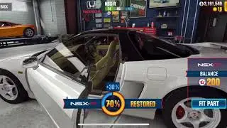 CSR Racing 2 - CSR Legends - Honda NSX-R - Full restored