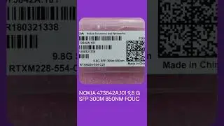 NOKIA 473842A.101 9,8 G SFP 300M 850NM FOUC