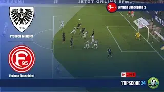 Preuben Munster vs Fortuna Dusseldorf |🔴Live | TOP SCORE 24⚽