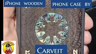 iPhone 15 pro wood phone case by Carveit . my favorite phone case ever
