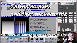 No  16 Complete #cnc lathe programming tutorial for beginners CNC!Conditional and unconditional jump