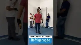 Montagem c&acirc;mara fria do zero! centro de treinamento Jefferson Oliveira.