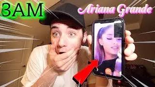 (Безумие) ЗВОНЮ настоящей Ариане Гранде по FaceTime в 3 часа ночи! (Она разозлилась)