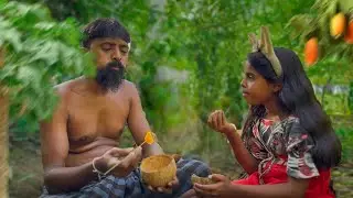 Village Life Vlog | Father & Daughter&rsquo;s Simple Farm Day 🌾 From Papaya Tree to Plate