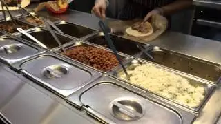 Roberts London Visit to Chipotle Mexican Grill for a Burrito