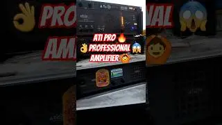 Ati pro professional DJ 😱 amplifier 👌21 plus review testing 🔥 hard Bass King 👑 competition label