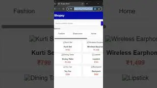 Shopsy App Home Page Using JavaScript  HTML CSS JS UI Clone Tutorial