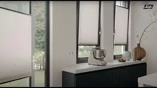 Tilt & Turn Windows with Duette&reg; Shades from Luxaflex&reg;