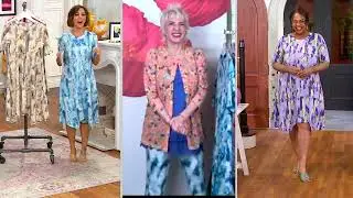 LOGO Lounge by Lori Goldstein Pieced French Terry Dress on QVC