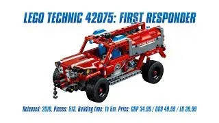 LEGO Technic 42075: First Responder In-depth Review & Speed Build [4K]