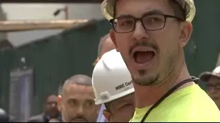 Construction Workers Rally for Safety