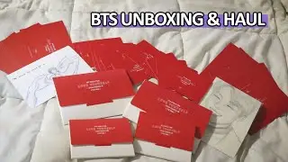 UNBOXING BTS 방탄소년단 WORLD TOUR LOVE YOURSELF; SPEAK YOURSELF THE FINAL Mini Photocards & Photo Sets