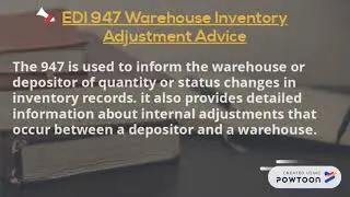 EDI 943,944,940,945 and 947 X12 Transactions 3