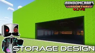Designing My Main STORAGE! - Randomcraft 3 Livestream