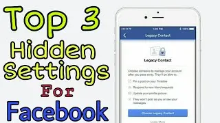 Top 3 Secret Settings and tricks For Facebook | Hidden features in Facebook | Latest tricks 2021