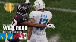 Chargers vs. Texans | 2025-26 Wild Card | Madden NFL 26 Simulation