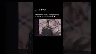 Never Thought I&rsquo;d See Lil Baby On A Runway 😳🔥 🎥: bape_us/ IG