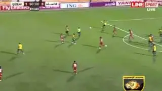 عامر عبدالله منطرب من جمهور الاتحاد في مباراة بيروزي ‎