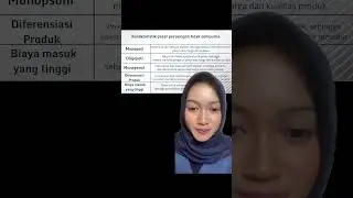 Pasar persaingan tidak sempurna