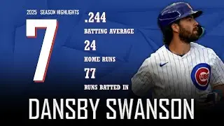 Dansby Swanson || 2025 Chicago Cubs Highlights