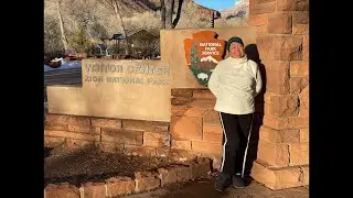 Zion National Park in Winter with snow Slideshow