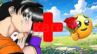 Dragon Ball Characters In Wedding Kisses Mode 😚💋 #dbs 