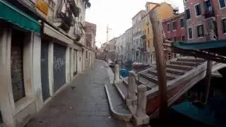 Venice, Walking from Basilica di Santa Maria to Olympia Hotel (Firefly 6S footage)