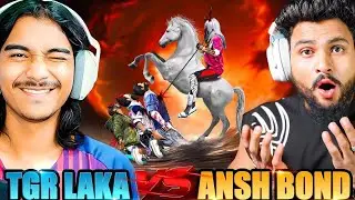 LAKA X ANSH BOND 😱 VS 3 V Badge Streamer Shocked आजा Ansh Laka 1 vs 6 में !! 😤