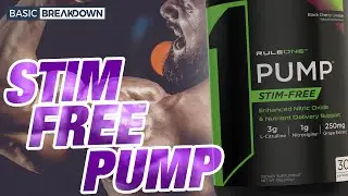 Rule 1 R1 Pump Stim-Free Pre-Workout Supplement Review | Basic Breakdown