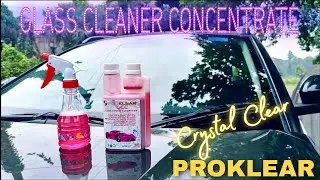 PROKLEAR Glass Cleaner Concentrate | Best car windshield glass cleaner
