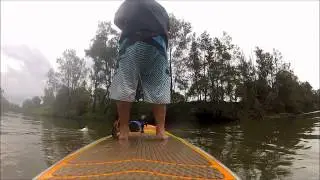 SUP Bass fishing Upper Albert River