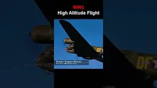 Вторая мировая война: полёт на большой высоте на B-17 Flying Fortess | Улучшенный звуковой дизайн...