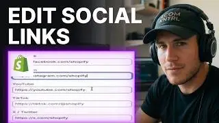 How to Edit Social Media Links in Shopify (2026) | Theme Settings