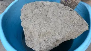 New super dusty crispy soft  gritty cement crumble dry +water+dipping 🤤💯
