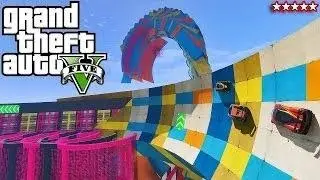 amazing gta 5 custom stunt race pt 2 (link included)