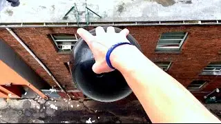 What Will Happen if Bowling Ball is Dropped From 100FT!!? WillitBREAK? -SHOCKING RESULT