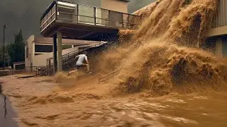 Storm Byron SLAMS Israel! Yavne Rescues as Streets Turn to Raging Rivers!