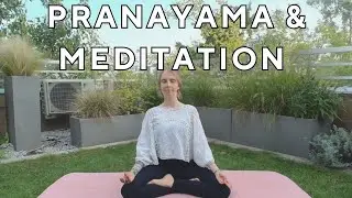 23 min Balancing Pranayama and Meditation | Integrated Yoga | Traditional Yoga