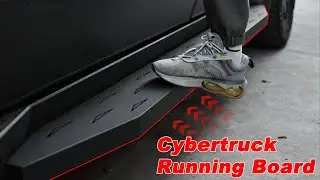 Upgrade Tesla Cybertruck Running Boards Side Steps Exterior Brackets EVBASE