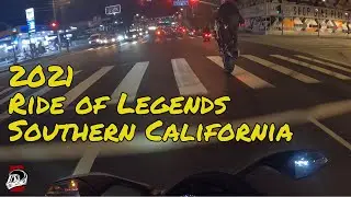 Ride of Legends 2021 Stunt Ride! | 300+ bikes & Non-Stop Stunts & Wheelies!!